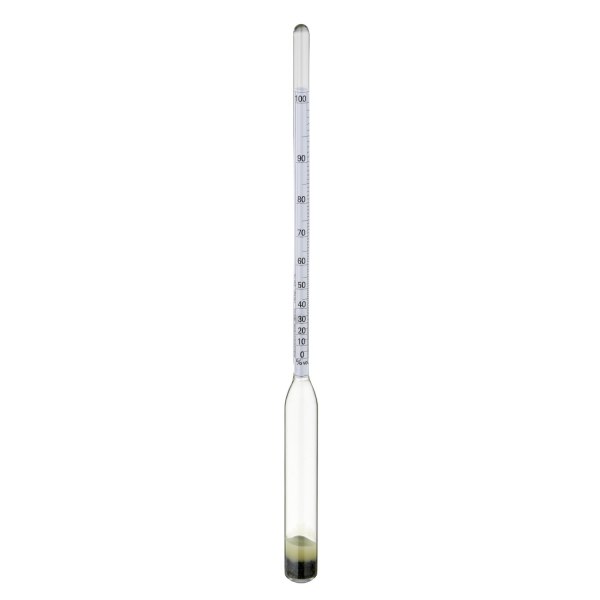 Wein, Der Alkohol Meter Tester Für Wein Alkohol mit Thermometer Messen Test  Konzentration Meter 13cm Glas