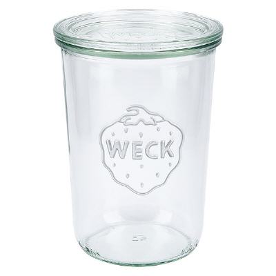 Bild 850ml Sturzglas mit Glasdeckel WECK RR100