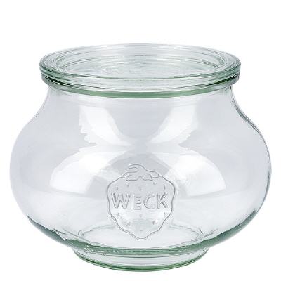 Bild 1062ml Schmuckglas mit Glasdeckel WECK RR100