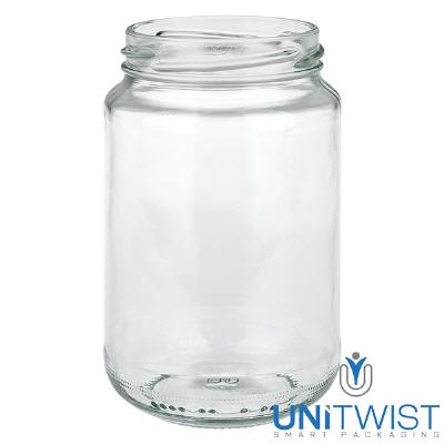 Bild 375ml Rundglas ohne Deckel (TO63) UNiTWIST