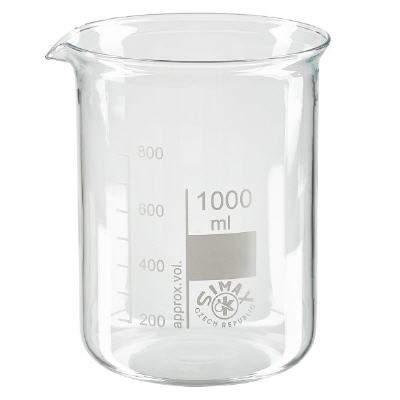 Bild Becherglas 1000ml Borosilikatglas, niedrige Form