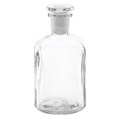 Bild Rundschulterflasche 250ml klar Enghals Glasstopfen